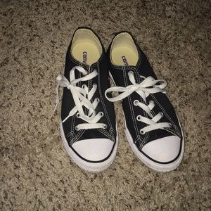 Converse black and white shoes